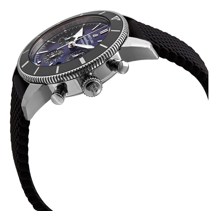  Shop Authentic Breitling Superocean Heritage B01 Chronograph 44 Blue Dial Black Mesh Bracelet Watch for Men - AB0162121C1S1 - Luxxuri