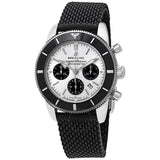  Shop Authentic Breitling Superocean Heritage B01 Chronograph 44 Silver Dial Black Mesh Bracelet Watch for Men - AB0162121G1S1 - Luxxuri