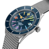  Shop Authentic Breitling Superocean Heritage '57 Special Edition II Blue Dial Silver Mesh Bracelet Watch for Men - A103702A1C1A1 - Luxxuri