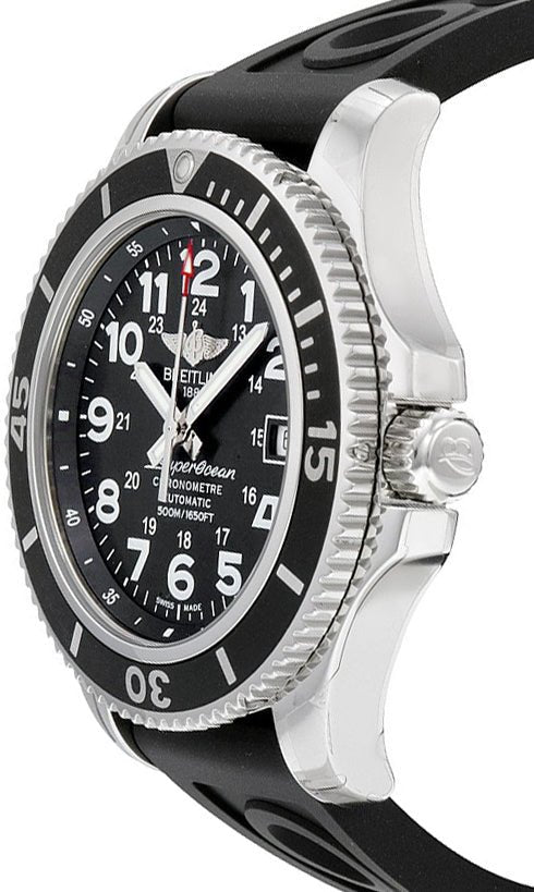  Shop Authentic Breitling Superocean Heritage II 42mm Automatic Mens Chronometer Watch - A17365C9 - Luxxuri