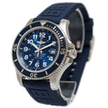  Shop Authentic Breitling Superocean II 44mm Blue Dial Blue Rubber Strap Watch for Men - A17392D8/C910/158S/A20SS.1 - Luxxuri