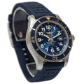  Shop Authentic Breitling Superocean II 44mm Blue Dial Blue Rubber Strap Watch for Men - A17392D8/C910/158S/A20SS.1 - Luxxuri