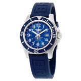  Shop Authentic Breitling Superocean II 44mm Blue Dial Blue Rubber Strap Watch for Men - A17392D8/C910/158S/A20SS.1 - Luxxuri