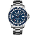  Shop Authentic Breitling Superocean Automatic 42mm Blue Dial Silver Steel Strap Watch for Men - A17366D81C1A1 - Luxxuri