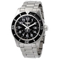  Shop Authentic Breitling Superocean II 44mm Black Dial Black Steel Strap Watch for Men - A17392D71B1A1 - Luxxuri
