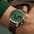  Shop Authentic Breitling Top Time B01 Ford Mustang Green Dial Brown Leather Strap Watch for Men - AB01762A1L1X1 - Luxxuri