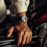  Shop Authentic Breitling Top Time B01 Deus Black Dial Black Leather Strap Watch for Men - AB01765A1B1X1 - Luxxuri