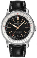  Shop Authentic Breitling Navitimer 1 Automatic 41mm Black Dial Black Leather Strap Mens Watch - A17326211B1P2 - Luxxuri