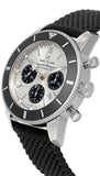  Shop Authentic Breitling Superocean Heritage B01 Chronograph 44 Silver Dial Black Mesh Bracelet Watch for Men - AB0162121G1S1 - Luxxuri