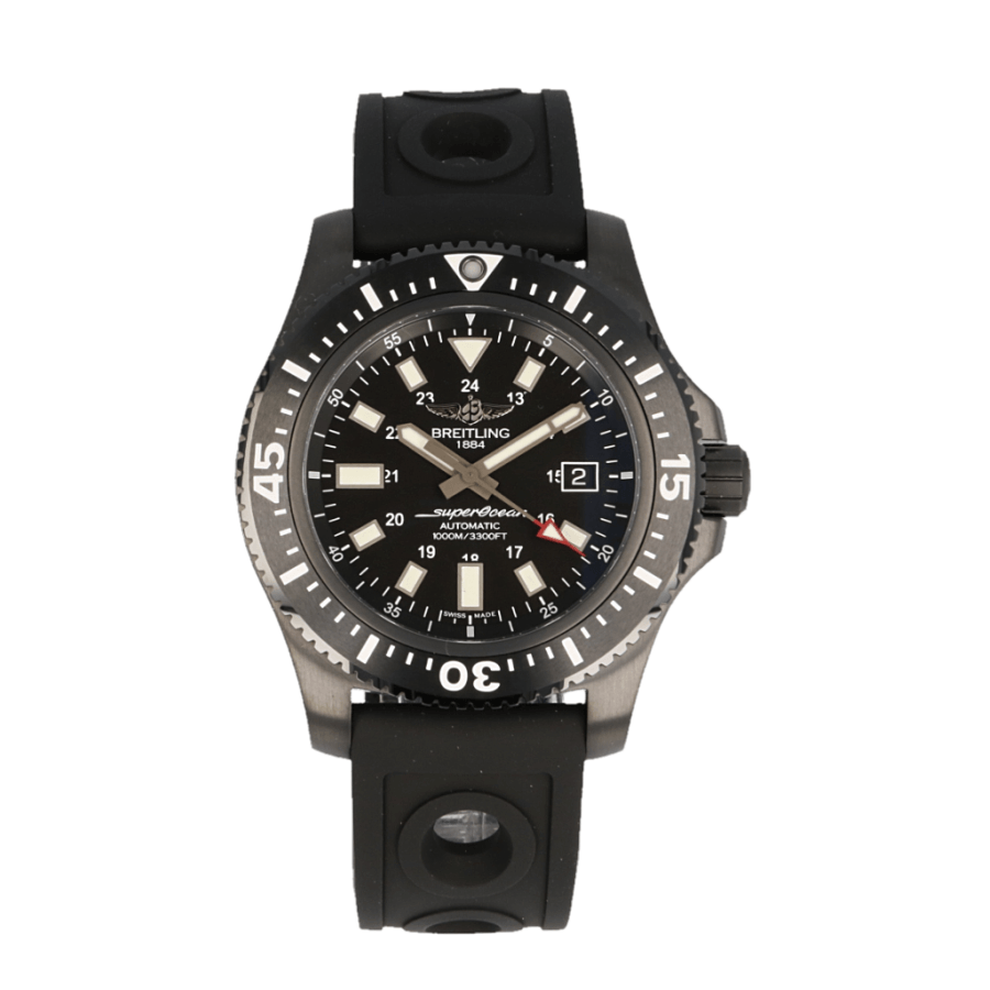  Shop Authentic Breitling Superocean 44mm Special Volcano Black Dial Black Rubber Strap Watch for Men - Y1739310/BF45/227S/A20SS.1 - Luxxuri