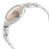  Shop Authentic Cartier Ballon Bleu de Cartier Pink Dial Silver Steel Strap Watch for Women - WSBB0046 - Luxxuri