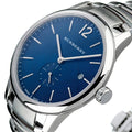  Shop Authentic Burberry The Classic Blue Dial Silver Steel Strap Watch for Men - BU10007 - Luxxuri