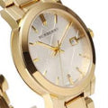  Shop Authentic Burberry The City Silver Dial Gold Steel Strap Unisex Watch - BU9003 - Luxxuri