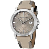  Shop Authentic Burberry The City Beige Dial Tan Leather Strap Watch for Women - BU9021 - Luxxuri