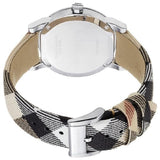  Shop Authentic Burberry The City Nova Silver Dial White Leather Strap Watch for Women - BU9022 - Luxxuri