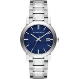  Shop Authentic Burberry The City Blue Dial Silver Steel Strap Watch for Men - BU9031 - Luxxuri