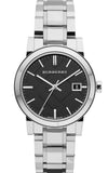  Shop Authentic Burberry The City Black Dial Silver Steel Strap Watch for Women - BU9101 - Luxxuri