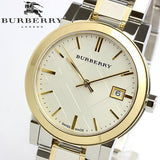  Shop Authentic Burberry The City White Dial Two Tone Steel Strap Watch for Women - BU9115 - Luxxuri