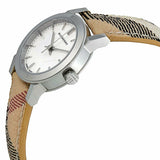  Shop Authentic Burberry The City Nova Silver Dial Brown Leather Strap Watch for Women - BU9212 - Luxxuri