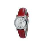  Shop Authentic Burberry The City Silver Dial Red Strap Watch for Women - BU9232 - Luxxuri