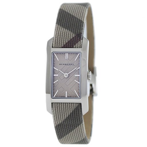  Shop Authentic Burberry The Pioneer Grey Dial Leather Strap Watch for Women - BU9504 - Luxxuri