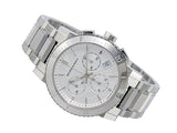 Shop Authentic Burberry City Chronograph White Dial Silver Steel Strap Watch For Women - BU9700 - Luxxuri