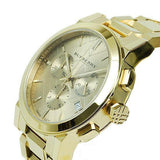  Shop Authentic Burberry The City Gold Dial Gold Steel Strap Watch for Women - BU9753 - Luxxuri