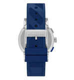  Shop Authentic Burberry City Sport Chronograph White Dial Blue Rubber Strap Watch For Men - BU9808 - Luxxuri