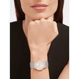  Shop Authentic Bvlgari Bvlgari Bvlgari Lady Diamonds Silver Dial Silver Steel Strap Watch for Women - BVLGARI103577 - Luxxuri