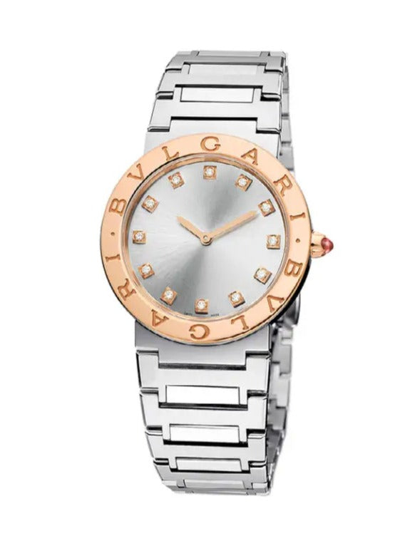  Shop Authentic Bvlgari Bvlgari Bvlgari Lady Diamonds Silver Dial Silver Steel Strap Watch for Women - BVLGARI103577 - Luxxuri