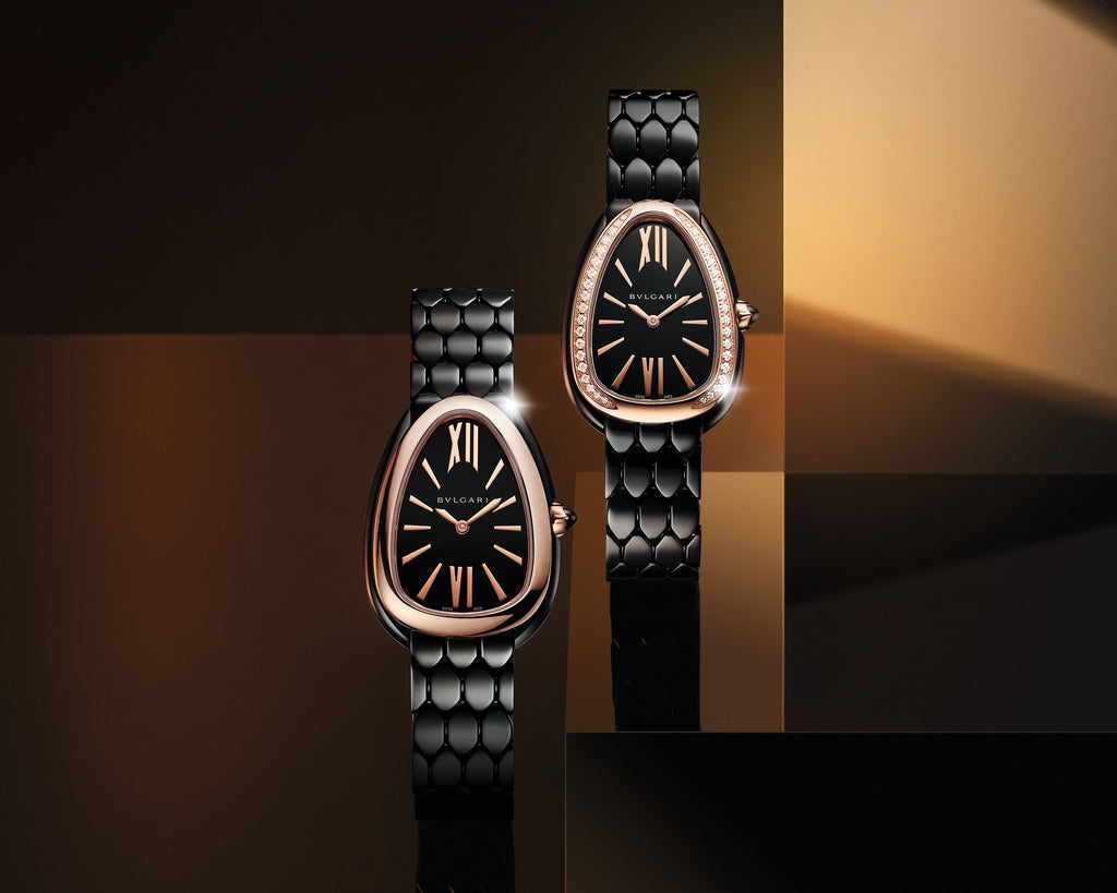  Shop Authentic Bvlgari Serpenti Seduttori Black Dial Black Steel Strap Watch for Women - SERPENTI103704 - Luxxuri