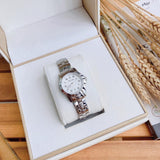  Shop Authentic Bulova Classic Diamonds Silver Dial Silver Steel Strap Watch for Women - 96P121 - Luxxuri
