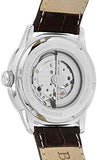  Shop Authentic Bulova Classic Skeleton Automatic Brown Dial Brown Leather Strap Watch for Men - 96A120 - Luxxuri