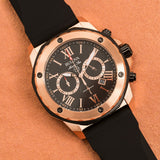  Shop Authentic Bulova Marine Star Chronograph Black Dial Black Rubber Strap Watch for Men - 98B104 - Luxxuri