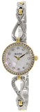  Shop Authentic Bulova Analog Crystals Mother of Pearl Dial Silver Steel Strap Watch for Women - 98X109 - Luxxuri