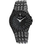  Shop Authentic Bulova Crystal Collection Phantom Black Dial Black Steel Strap Watch for Men - 98A240 - Luxxuri