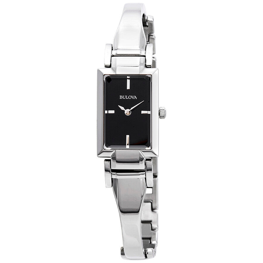  Shop Authentic Bulova Classic Collection Black Dial Silver Steel Strap Watch for Women - 96L138 - Luxxuri