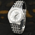  Shop Authentic Bulova Phantom Crystal Silver Dial Silver Steel Strap Watch for Men - 96A236 - Luxxuri