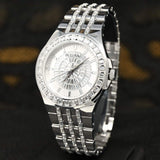 Shop Authentic Bulova Phantom Crystal Silver Dial Silver Steel Strap Watch for Men - 96A236 - Luxxuri