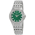  Shop Authentic Bulova Phantom Classic Baguette Green Dial Silver Steel Strap Watch for Men - 96A253 - Luxxuri