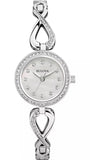  Shop Authentic Bulova Crystals Quartz Mother of Pearl Dial Silver Steel Strap Watch for Women - 96X129 - Luxxuri