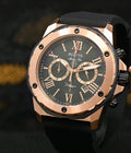  Shop Authentic Bulova Marine Star Chronograph Black Dial Black Rubber Strap Watch for Men - 98B104 - Luxxuri
