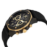  Shop Authentic Bulova Marine Star Chronograph Black Dial Black Rubber Strap Watch for Men - 98B278 - Luxxuri