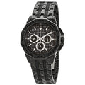 Shop Authentic Bulova Octova Chronograph Black Crystal Dial Black Steel Strap Watch for Men - 98C134 - Luxxuri