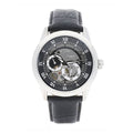  Shop Authentic Bulova BVA Classic Automatic Silver Dial Black Leather Strap Watch for Men - 96A135 - Luxxuri
