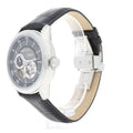  Shop Authentic Bulova BVA Classic Automatic Silver Dial Black Leather Strap Watch for Men - 96A135 - Luxxuri
