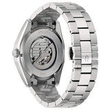  Shop Authentic Bulova BVA Dual Aperture Black Dial Silver Steel Strap Watch for Men - 96A119 - Luxxuri
