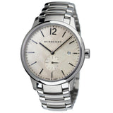  Shop Authentic Burberry The Classic Silver Dial Silver Steel Strap Watch for Men - BU10004 - Luxxuri