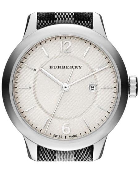  Shop Authentic Burberry Classic Stone Silver Dial Horseberry Black Leather Strap Watch for Women - BU10103 - Luxxuri