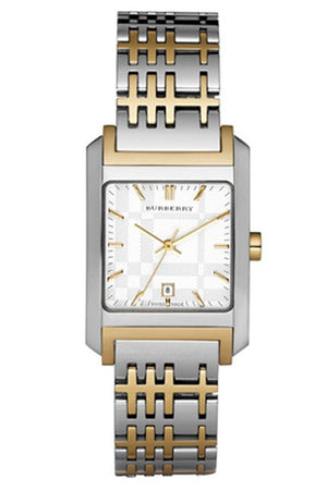  Shop Authentic Burberry Nova Checked White Dial Two Tone Stainless Steel Strap Watch for Women - BU1573 - Luxxuri